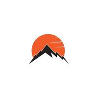 High Mountain icon  Logo Business Template vector