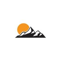 High Mountain icon  Logo Business Template vector