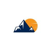 High Mountain icon  Logo Business Template vector