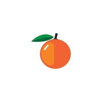 diseño de logotipo naranja. vector