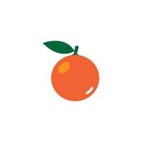 diseño de logotipo naranja. vector