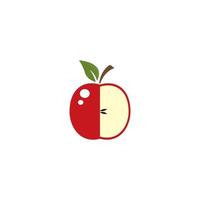 Apple logo template vector illustration