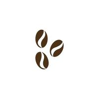 vector coffee beans template vector icon illustration