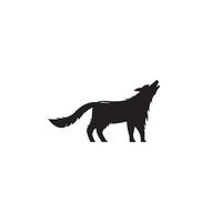 Wolf Logo vector icon illustration