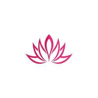 Beauty Vector Lotus flowers design logo Template