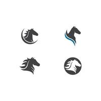 Horse Logo Template Vector illustration