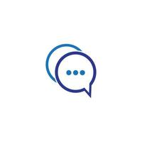 Speech bubble. Vector logo design. Business concept