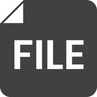 file illustration in minimal style vector