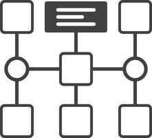 Applications and UX UI illustration in minimal style vector