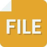 file illustration in minimal style vector