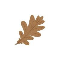 oak leaf background vector