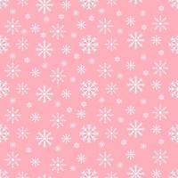 Seamless pattern with snowflakes. Christmas background. Vector illustration.