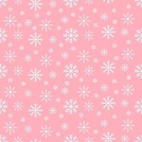 Seamless pattern with snowflakes. Christmas background. Vector illustration.