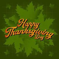 Happy Thanksgiving Day Illustration vector