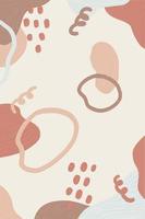 Abstract hand drawn vertical background. Oil texture blobs in pastel colors. Trendy wallpaper design for print, cover, wallpaper, Minimalistic and natural wallpaper. Vector illustration.