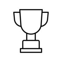 Trophy icon vector design templates