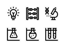 Simple Set of Back To School Related Vector Line Icons