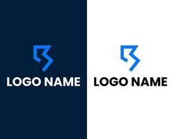 plantilla de diseño de logotipo moderno letra r y m vector