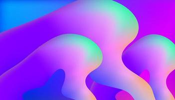 Abstract Background Modern Vibrant Gradient Color Waves. Vector design background