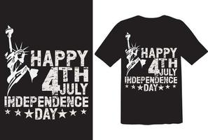 Happy 4th july Independence day vector