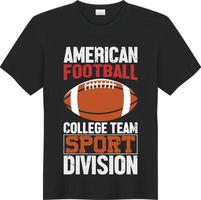 American football T-Shirt Design vector