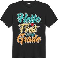 Back to school T-Shirt Design vector