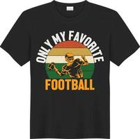 American football T-Shirt Design vector