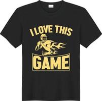 American football T-Shirt Design vector