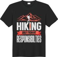 Hiking T-Shirt Design vector