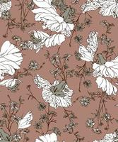 Floral seamless patterns. vector design for paper, cover, fabric, interior decor and other users.