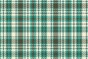 Tartan or plaid retro color pattern. vector