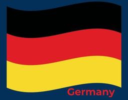 Germany flag Vector illustration