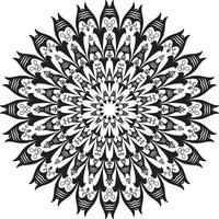 Anti stress Mandala Coloring Page For Pattern Vector abstract pattern background. Template for colouring book page.Relaxing mandala