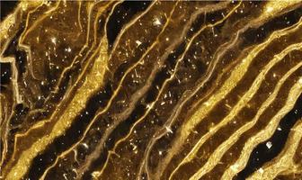 Golden marble texture with many contrasting textures.Vector. vector