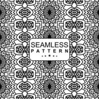 BLACK WHITE SEAMLESS PATTERN BACKGROUND. VECTOR ILLUSTRATION