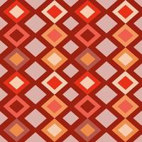 Retro Warm pattern in vintage style of the 60s and 70s vector