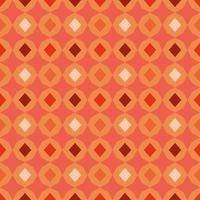 Retro Warm pattern in vintage style of the 60s and 70s vector