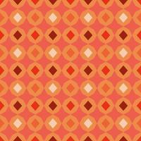 Retro Warm pattern in vintage style of the 60s and 70s vector