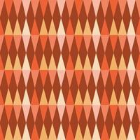 Retro Warm pattern in vintage style of the 60s and 70s vector