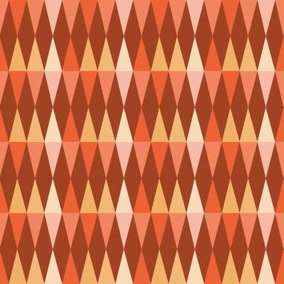 Retro Warm pattern in vintage style of the 60s and 70s