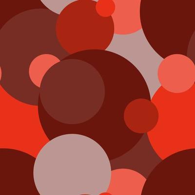 Retro Warm pattern in vintage style of the 60s and 70s