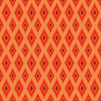 Retro Warm pattern in vintage style of the 60s and 70s vector