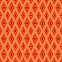 Retro Warm pattern in vintage style of the 60s and 70s vector