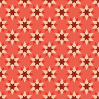 Retro Warm pattern in vintage style of the 60s and 70s vector