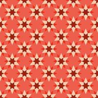 Retro Warm pattern in vintage style of the 60s and 70s vector