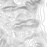 fondo de contorno del mapa topográfico. mapa topográfico con elevación. vector de mapa de contorno. Ilustración de vector abstracto de cuadrícula de mapa de topografía mundial geográfica.