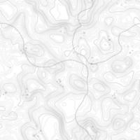 patrón sin costuras fondo de mapa topográfico con espacio para copiar textura sin costuras. fondo de contorno de mapa de topografía de línea, cuadrícula geográfica. ruta de senderismo de montaña sobre terreno. vector