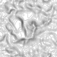 patrón sin costuras Fondo de mapa topográfico con espacio para copiar textura sin costuras. fondo de contorno de mapa de topografía de línea, cuadrícula geográfica. ruta de senderismo de montaña sobre terreno. vector