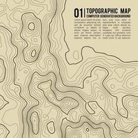 Topographic map background with space for copy . Line topography map contour background , geographic grid abstract vector illustration . Mountain hiking trail over terrain .