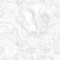 Seamless pattern. Topographic map background with space for copy Seamless texture. Line topography map contour background , geographic grid . Mountain hiking trail over terrain . vector